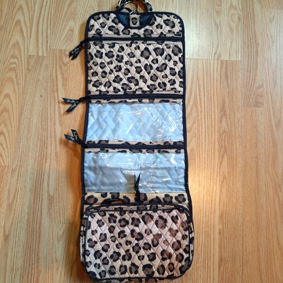 Vera Bradley Bags Vera Bradley Multi Pocket Hanging Make Up Organizer Travel Bag Animal